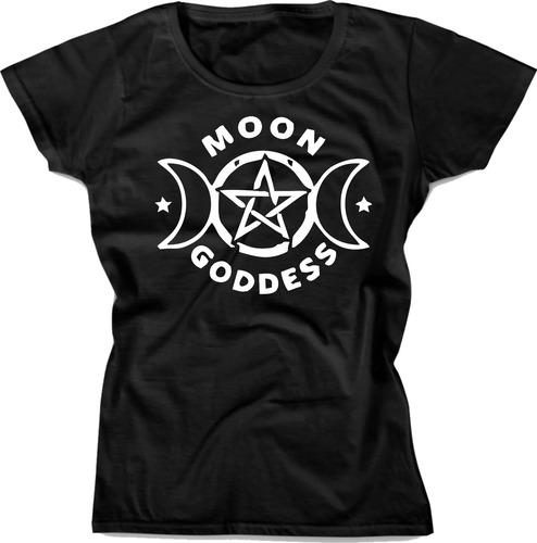 Playera Bruja Wicca Witch Moon Godess Luna Pagana Mujer