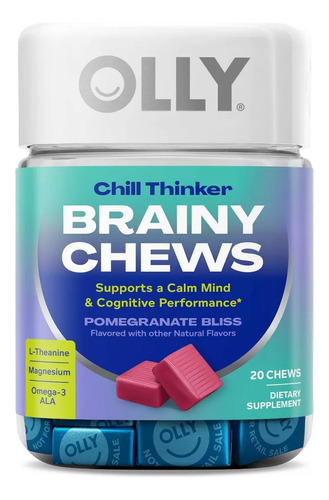 Olly Brainy Chews Para Una Mente Tranquila 20 Pzas