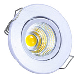 Bala Led De Nicho 3w 110v Redonda De 5cm Ojo De Buey