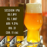 Kit De Insumos Session Ipa 20l Para Cerveja Caseira