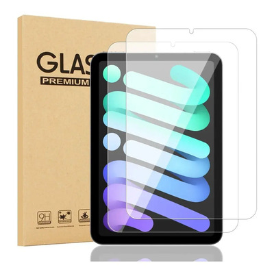 Mr. Gadgets Set 2 Piezas Mica Cristal Templado Protector De Pantalla Antigolpes, Vidrio De Máxima Protección, Dureza 9h Para iPad Mini 6\u002F A17 Pro 8.3 Pulgadas | MercadoLibre