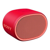 Parlante Sony Extra Bass Xb01 Portátil Con Bluetooth Rojo