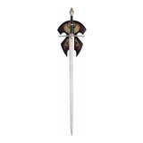 Espada Medieval Longa Knight Cavalaria Golden Ring 1,2metros