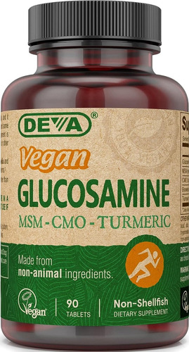 Deva Nutrition | Vegan Glucosamine | 90 Tablets