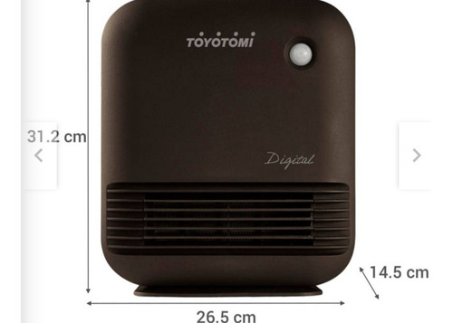 Termoventilador Digital 1500 W Mh-1588 Md3311503