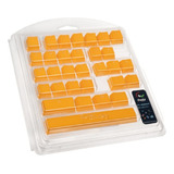 Keycaps Ducky Rubberized Orange Para Teclados Mecânicos