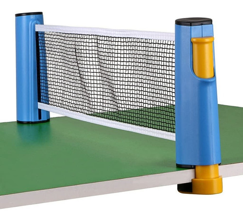 Rede De Tenis De Mesa Retratil Ping Pong Universal Portátil Cor Azul