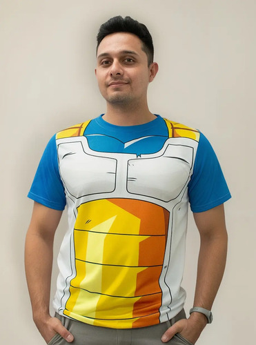 Playera Sublimada Talla Extra Vegeta Fuerzas Especiales