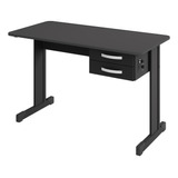 Mesa Escrivaninha Escritório Home Office 2 Gav 120x60 Light 