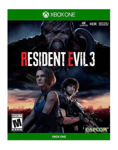 Resident Evil 3 X Box One Remake (nuevo)