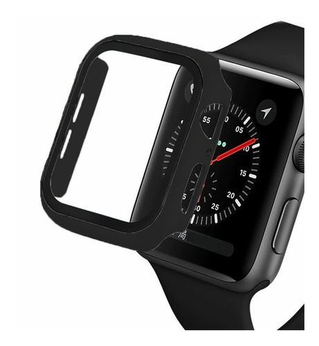 Mica De Cristal Templado 5d Con Case Para Apple Watch 