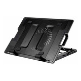 Ventilador Para Notebook Ultra 17¨ Con 2 Puertos Usb Color Negro