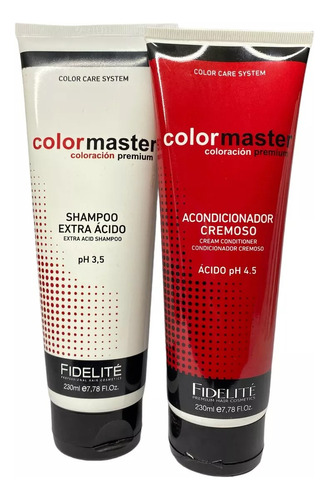 Combo Shampoo Y Acondicionador Ácido X230ml - Fidelité