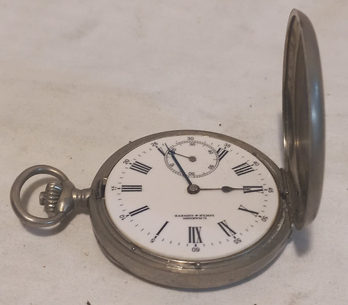 Reloj De Bolsillo Antiguo, U. Nardin Loche Y Geneve, Suizo,