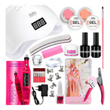 Kit De Unhas Gel Completo Quite Para Fazer Acabamentos Unhas