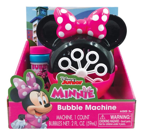 Disney Máquina De Burbujas De Minnie Mouse Junior Con Burbuj