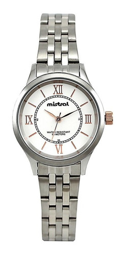 Reloj Mujer Mistral Lmi-5176-7b. Acero Y Oro Rosa. Nuevo