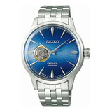 Seiko Reloj Presage Caballero Automatico Ssa439j1 Azul