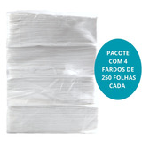 Papel Toalha Interfolhado 20x22 Belipel Plus Luxo 1000folhas