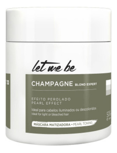 Blond Expert Champagne Efeito Pérolado Let Me Be 500g