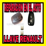 Llave Renault Clio 2 Reparacion Control Carcasa Y Pulsador