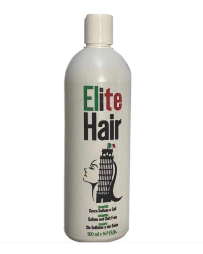 Shampo Elite Hair Libre De Sal 500ml Alto Brillo