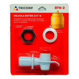 Válvula Botón 3/4  Tricorp / Termos / Portagarrafon / 1 Pza 