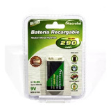 Bateria Recargable 9v 290 Mah Macrotel / Tecnocenter