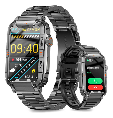 Militar Reloj Inteligente Hombres Smart Watch Mujer Llamada