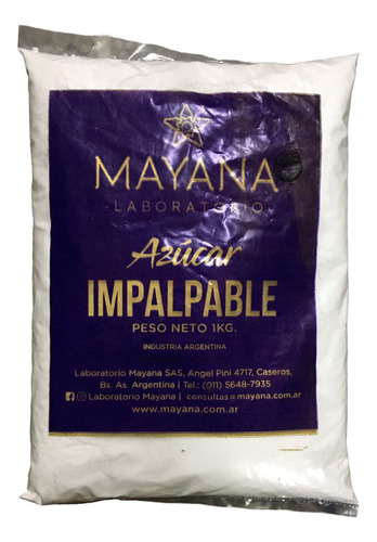 Azucar Impalpable Mayana Bolsa X 1 Kg.