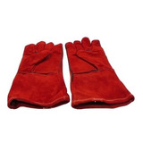 Pares Guantes Para Soldar Descarne Rojo Estandar