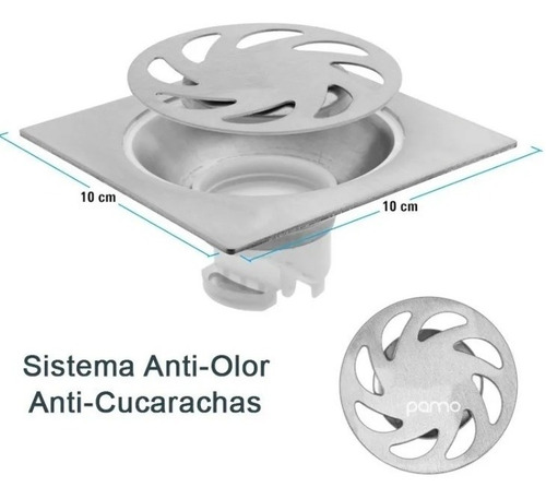 Rejilla Anti Olor , Anticucaracha En Acero.grival