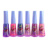 Kit 6 Esmalte Sereia Bella Infantil Teen Coloridos Atacado 