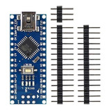 Controlador Arduino Nano Atmega328 , Con Pines Para Soldar