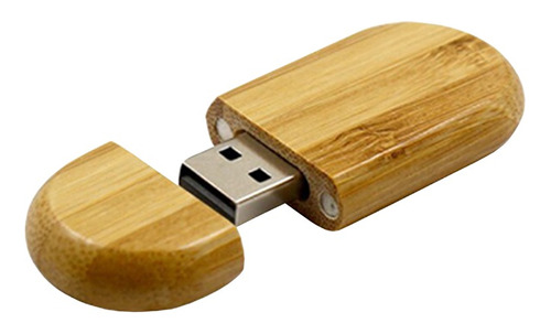 Memoria Usb 2.0 8gb Madera Kit 50 Pzas + Personalizado