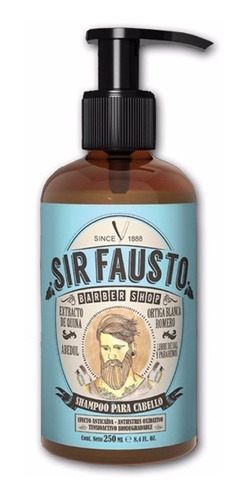 Shampoo Para Cabello Sir Fausto Barbería Barba Peluquería