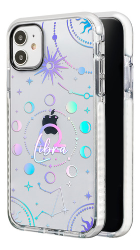 Funda Para iPhone Uso Rudo Mujer Signo Zodiaco Libra