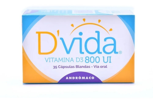 Dvida Vitamina D3 800 Ui 35 Cápsulas Blandas