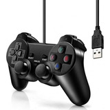 Controle Manete Joystic Usb Dual Shock Analogico Pc Ps2 Game