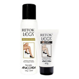 Kit 02un Maquiagem De Perna Retok Legs Escolha Cor Anaconda