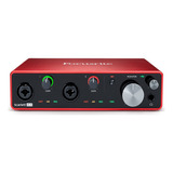 Interfaz De Audio Focusrite Scarlett 4i4 3ra Generacion