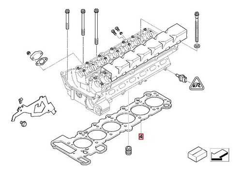 Empacadura Culata 0,70mm Bmw E46 E60 328i 525i 530i X3 X5 Z3 Foto 4