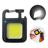 Mini Linterna Led Cob Llavero Iman Camping Abridor El413