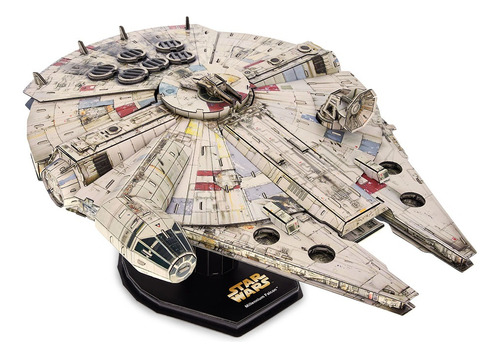 Star Wars Millenium Falcon Puzzle 4d Spin Master