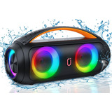 Jauyxian Altavoz Bluetooth Portátil D16, Altavoz Boombox G.