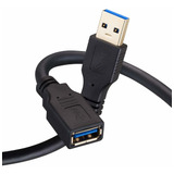 Nanxudyj Cable De Extensión Usb 3.0 (2 Pies) Tipo A Macho A 