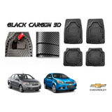 Tapetes Premium Black Carbon 3d Chevrolet Aveo 2008 A 2018