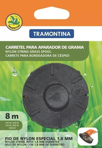 Carretel Cortador Grama 1 Fio 1,8mm 8m Tramontina 78799463