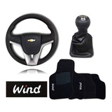 Volante Cruze Tapetes Manopla Coifa Câmbio Corsa Wind 94 95