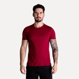 Camiseta Básica Masculina Lisa Gola Redonda Acostamento